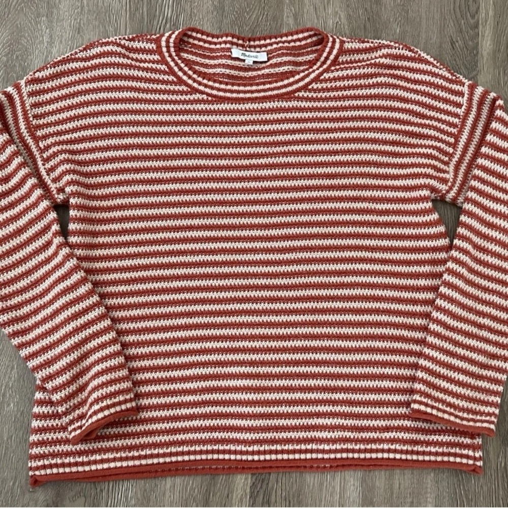 Madewell Sweater Stripe Size Large